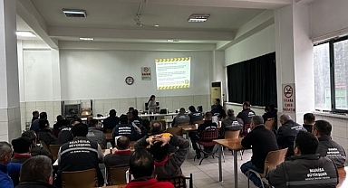 Makina İkmal Bakım Ve Onarım Dairesi Personeline İsg Eğitimi