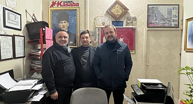 MHP ve AK Parti'li başkanlardan Haber Kasaba Gazetesi'ne ziyaret