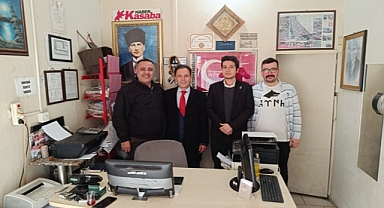 Başkan Adayı Av.Mehmet Demirlek’den Haber Kasaba Gazetesine Ziyaret