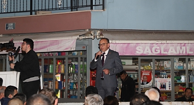 Başkan Adayı Çetin Akın Atatürk Mahallesinde Müjdelerini Sıraladı