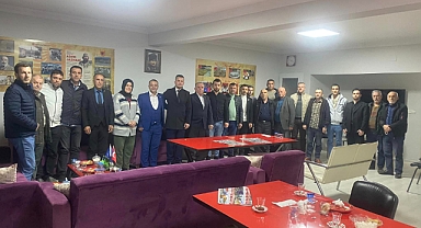 Başkan Adayı Yıldıray Karataş, Arnavutlar Derneği'ni ziyaret etti