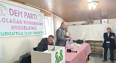 Dem Parti Turgutlu kongresi, büyük bir katılımla ve coşkuyla gerçekleşti (Videolu Haber)