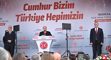 Devlet Bahçeli, MHP'nin Manisa mitinginde çarpıcı mesajlar verdi