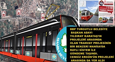 Manisa'ya Raylı Sistem Geliyor