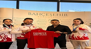 Milli Sporculardan Murat Atlıhan'a ziyaret