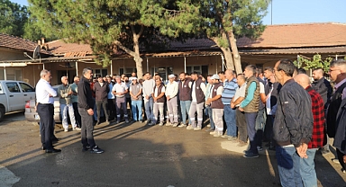 Başkan Yardımcısı Ali Rıza Kıran, Fen İşleri Şantiyesini Ziyaret Etti
