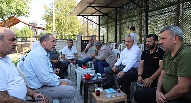 Başkan Yardımcısı Hüseyin Maliz, Şeyhmuz Dinici'nin Taziyesine Katıldı