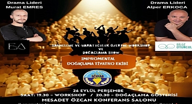 Turgutlu Belediyesi Sahneleme ve Yaratıcılık Atölyesine Ev Sahipliği Yapacak