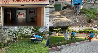 Turgutlu Denetimli Serbestlik Müdürlüğü’nden Huzurevine Destek