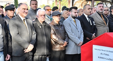 Kıbrıs Gazisi Çelikbilek, Askeri Törenle Uğurlandı